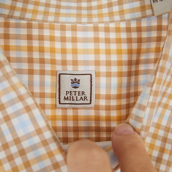 Peter Millar Casual Button Down Shirt Men's XXL - Picture 4 of 6